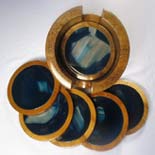 gemstone drink coasters